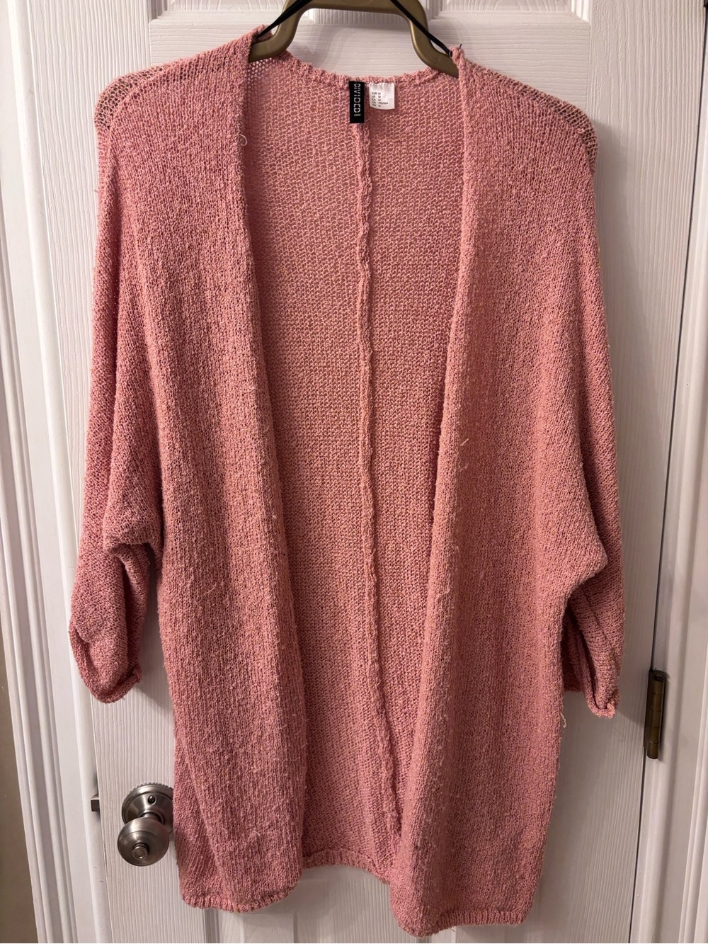 Divided Rose Pink Open-Front Knit Cardigan